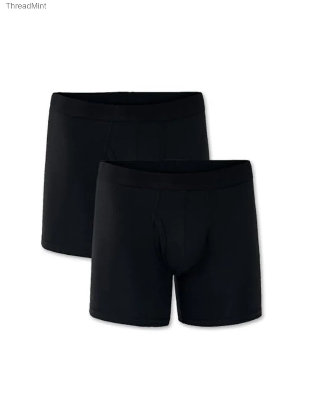 Organic Cotton Men's Boxer Brief Underwear 2 Pack Regular Fit